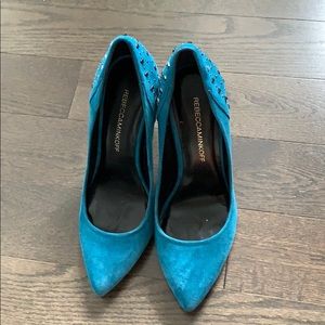 Rebecca Minkoff “Reina” suede heels